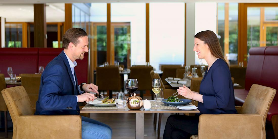 Paar in Restaurant